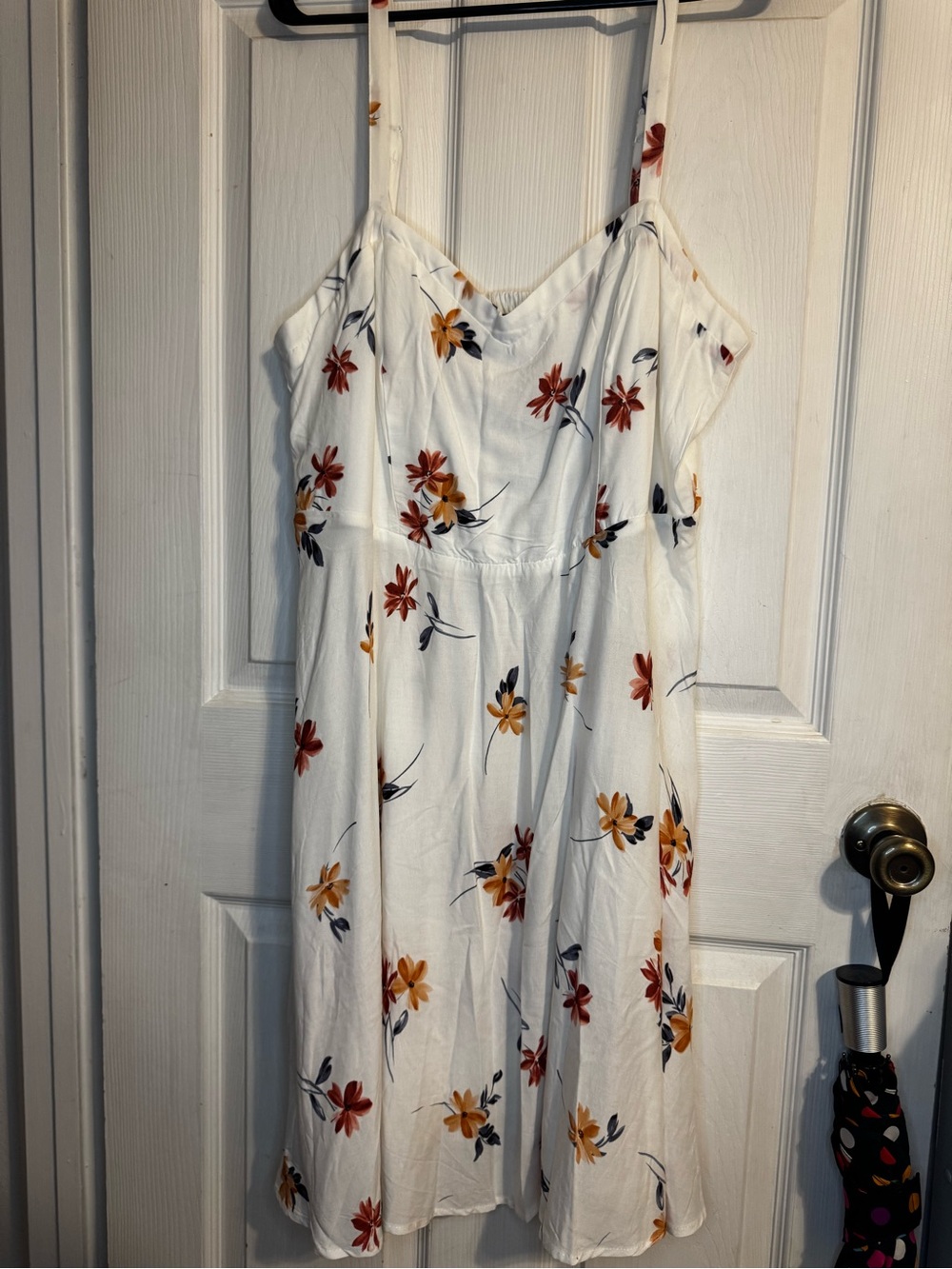 NWT Torrid Ivory Floral Cold Shoulder Midi Dress | Plus Size 1 (1X)